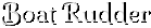 Boat Rudder